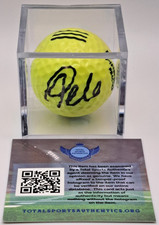 Bola de golfe assinada por Pelé autografada com estojo certificado de autenticidade comprar usado  Enviando para Brazil