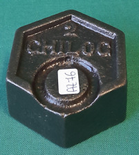 Antico peso esagonale usato  Italia