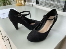 Women black suede for sale  NEWBURY