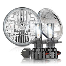 Par de Faróis de LED Redondos de 7" Polegadas Hi/Lo Feixe Selado FIT Chevy Bel Air 1955-1957, usado comprar usado  Enviando para Brazil