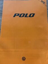 Volkswagen polo 1978 for sale  KENDAL