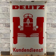 Plaque émaillée deutz d'occasion  Expédié en France