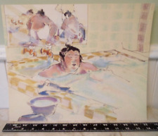 WAKANOHANA "The World of Sumo" Lutador Desenho/Impressão Artista Lynn Levy - Tóquio comprar usado  Enviando para Brazil