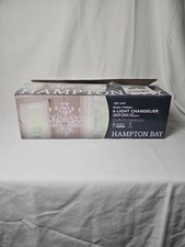 Candelabro HAMPTON BAY Maria Theresa 6 luzes cromado com acento acrílico cristal comprar usado  Enviando para Brazil