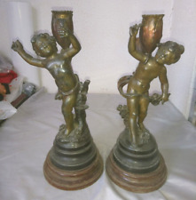 Paire bougeoir statue d'occasion  Bordeaux-