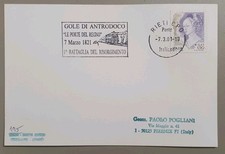 Cartoncino con annullo usato  Cortona