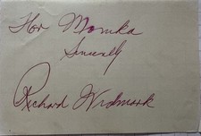 Richard widmark signiert gebraucht kaufen  Tangstedt