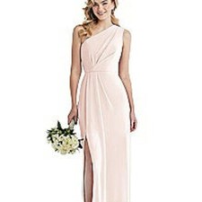 Vestido Blush Elegante Social 8156 - Tamanho 2R Um Ombro, usado comprar usado  Enviando para Brazil