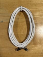Cabo coaxial 5': RG6 Triple Shield 77%, branco, antena de TV satélite NEC 820 CATV, usado comprar usado  Enviando para Brazil