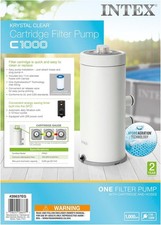 Bomba de filtro cartucho INTEX 26637EG C1000 para piscinas acima do solo, usado comprar usado  Enviando para Brazil