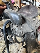 Western saddle black for sale  Chassell