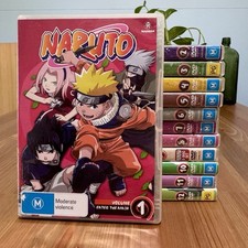 Naruto Collection 1 2 3 4 5 6 7 8 9 10 11 12 DVD conjunto PAL região 4 anime, usado comprar usado  Enviando para Brazil