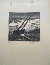 Gabriel biessy gravure d'occasion  Mantes-la-Jolie