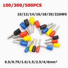 Usado, Conector de crimpagem de cobre fio VE terminal de extremidade de pino de cabo isolado 22-10AWG 4 cores comprar usado  Enviando para Brazil