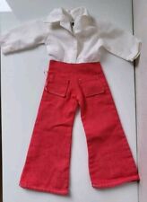 Combinaison pantalon rouge d'occasion  Angers-