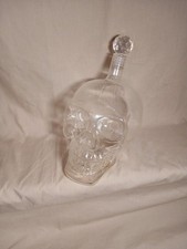 glass decanter skull shaped for sale glass decanter skull shaped for sale Larue