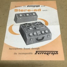 Brochure ferrograph serie usato  Spedire a Italy