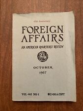 Foreign affairs american for sale  Randolph