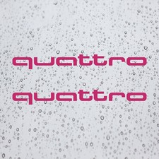 Quattro decal vinyl for sale  Los Angeles