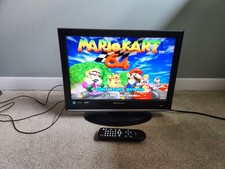 Televisão de tela plana Emerson LC195EM82 19 polegadas LCD com controle remoto retrô jogos comprar usado  Enviando para Brazil