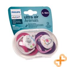 Chupeta de silicone PHILIPS AVENT ULTRA AIR M ajuste flexível 6-18m chupeta 2 peças. Boneco comprar usado  Enviando para Brazil