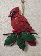 Cardinal male metal for sale  Mukwonago