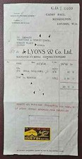 1925 lyons confectioners for sale  HASTINGS
