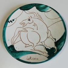 Piatto ceramica smaltata usato  Savona