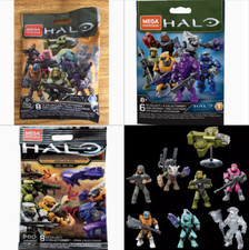 Mega Bloks Halo Spartan Master Chief Kat Elite Unggoy Atriox Figura Bolsa Surpresa comprar usado  Enviando para Brazil