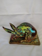 Céramique irisée lapin d'occasion  Pézenas