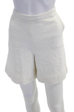 Usado, Shorts Emma St. John Feminino Santana Malha Cintura Alta Bolsos Branco Tamanho 8 comprar usado  Enviando para Brazil