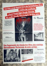 Metropolis german sheet gebraucht kaufen  Hamburg