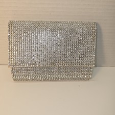 Bolsa de ombro prata strass noite clutch bolsa festa casamento formatura comprar usado  Enviando para Brazil