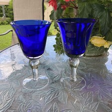 Cobalt blue stemmed for sale  Dunlap