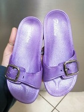Ciabatte bambina viola usato  Torrenova