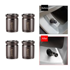 Usado, 4 peças tampas de válvula de pneu de roda de carro antirroubo tampa de poeira acessórios protetores comprar usado  Enviando para Brazil