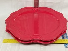 Red ceramic serving for sale  Bellevue