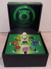 Usado, Conjunto de 9 anéis ajustável Green Lantern All Lanterns Corps DC Comics com caixa de presente comprar usado  Enviando para Brazil