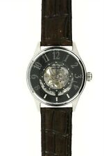 Relógio masculino STUHRLING esqueleto original pulseira de couro automática 42 mm 133555 comprar usado  Enviando para Brazil