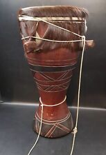 Djembe drum wooden for sale  Shipping to Ireland