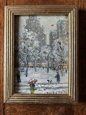 Pintura a óleo impressionista Christopher Willett Nova York neve comprar usado  Enviando para Brazil