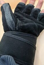 Guantes de levantamiento de pesas Harbinger Pro muñequera con cuero acolchado ventilado segunda mano  Embacar hacia Argentina