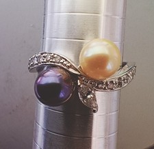 Pearl cubic zirconia for sale  MABLETHORPE