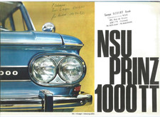 Catalogue nsu prinz d'occasion  Bray-sur-Somme