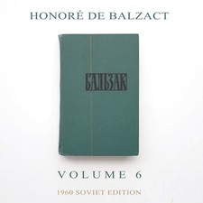 Balzac Human Comedy Vol 6 Russian Book 1960 USSR Pravda Soviet Edition Rare comprar usado  Enviando para Brazil