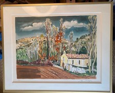 Lithographie signée yves d'occasion  Baillargues