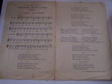 Partition chanson programme d'occasion  Châteauroux