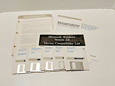 Original Vintage Microsoft Windows Presentation Manager Software 2.0 1987 3.5" comprar usado  Enviando para Brazil