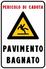 Cartello targa pavimento usato  Roma