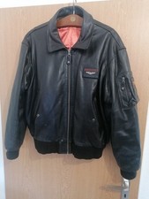 Redskins lederjacke gr gebraucht kaufen  Mönchengladbach